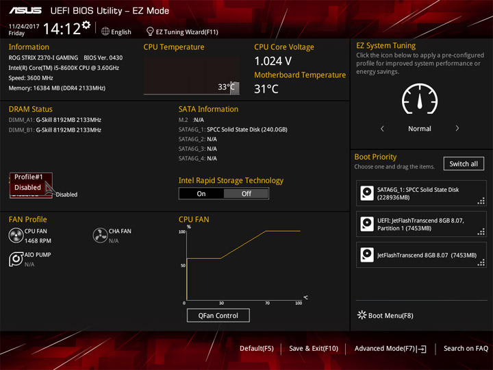 ASUS ROG Strix Z370-I Gaming