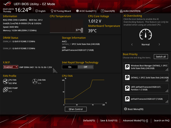 ASUS ROG Strix Z390-I Gaming