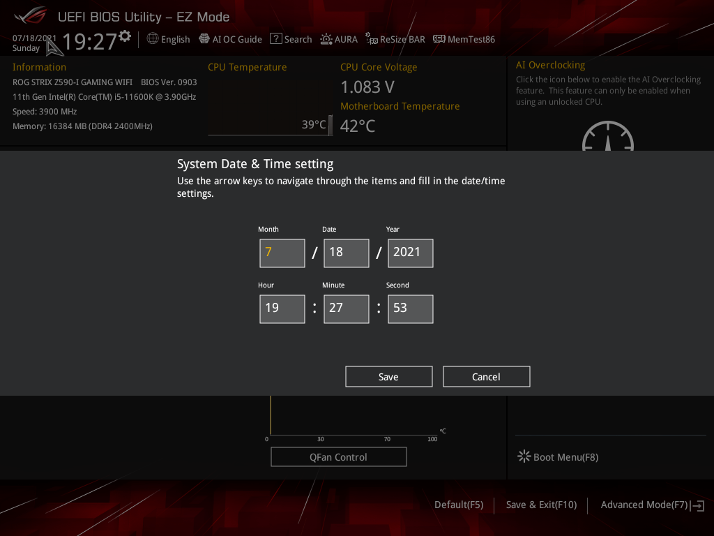 ASUS ROG Strix Z590-I Gaming WiFi