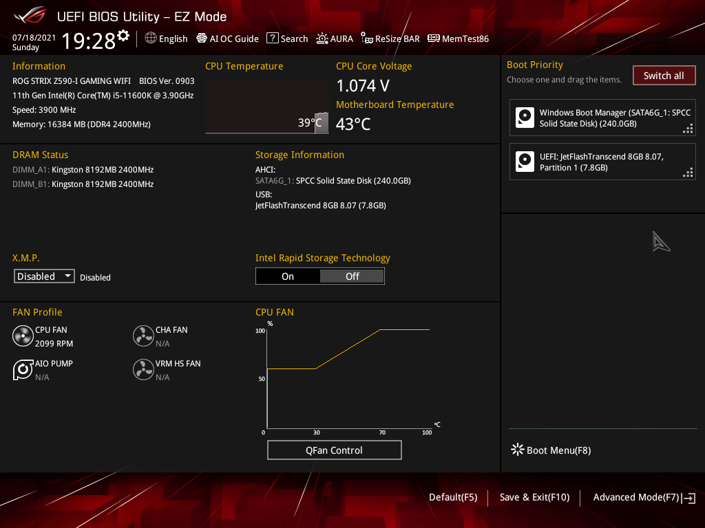 ASUS ROG Strix Z590-I Gaming WiFi