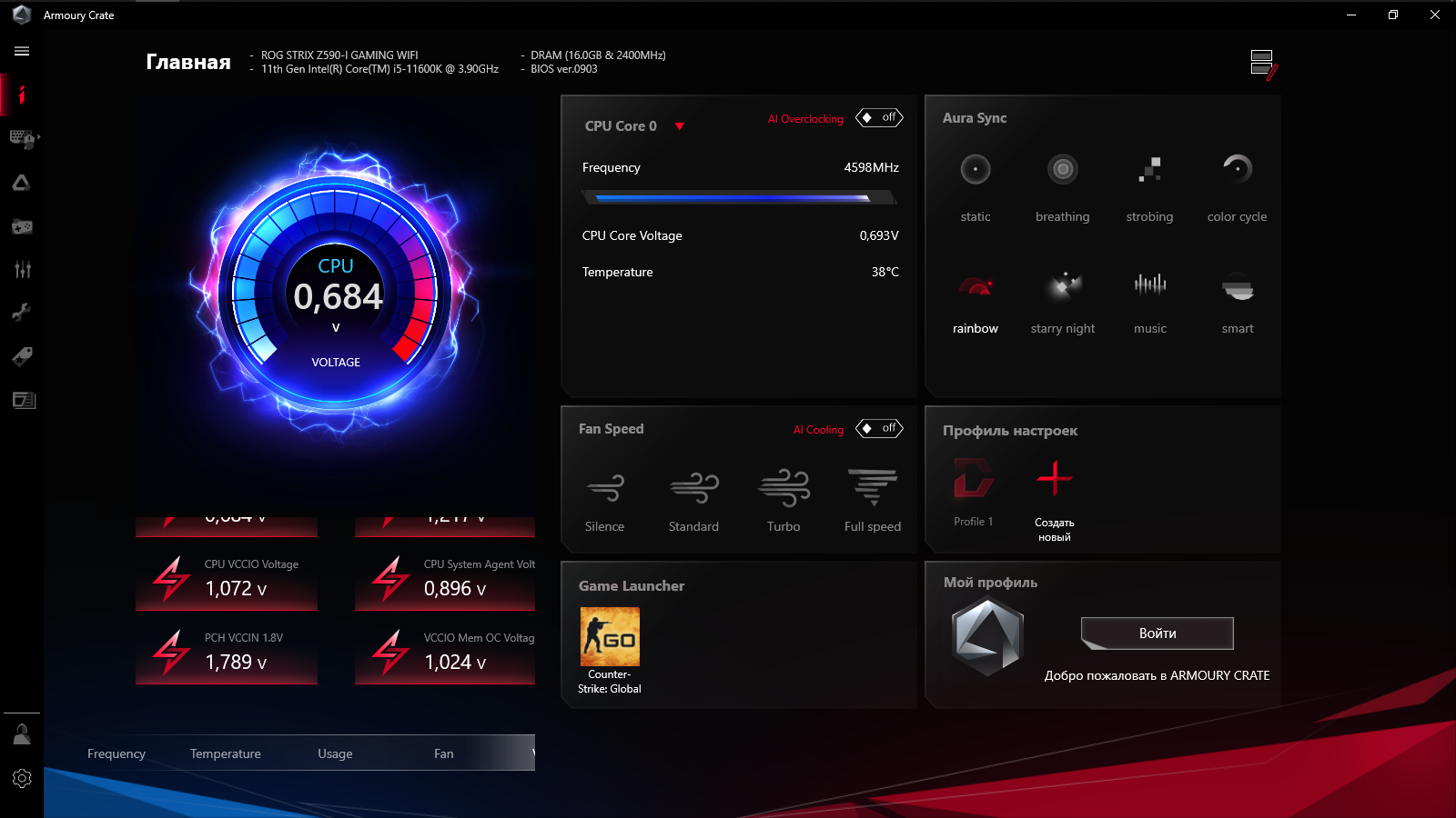 ASUS ROG Strix Z590-I Gaming WiFi