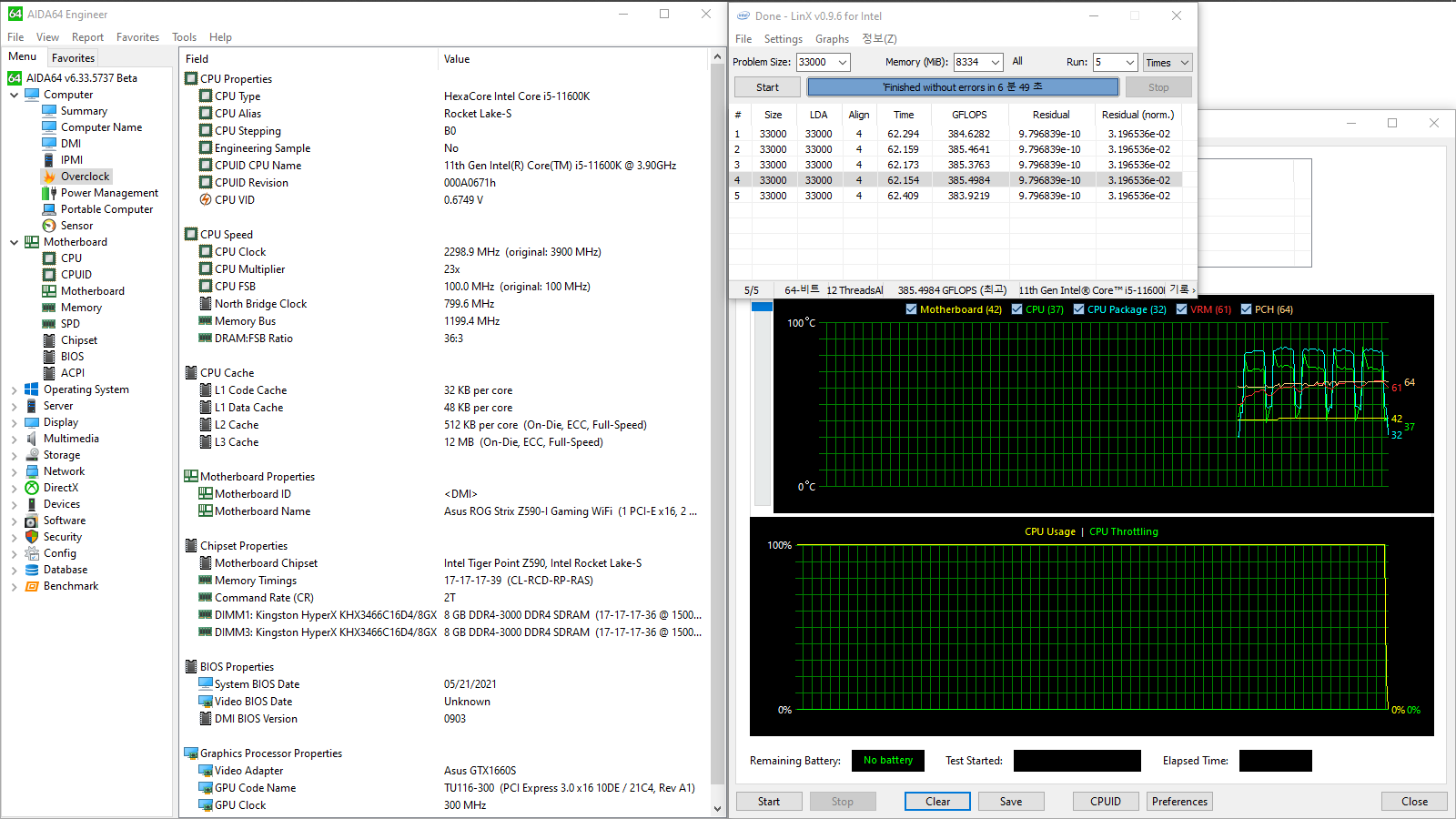 ASUS ROG Strix Z590-I Gaming WiFi