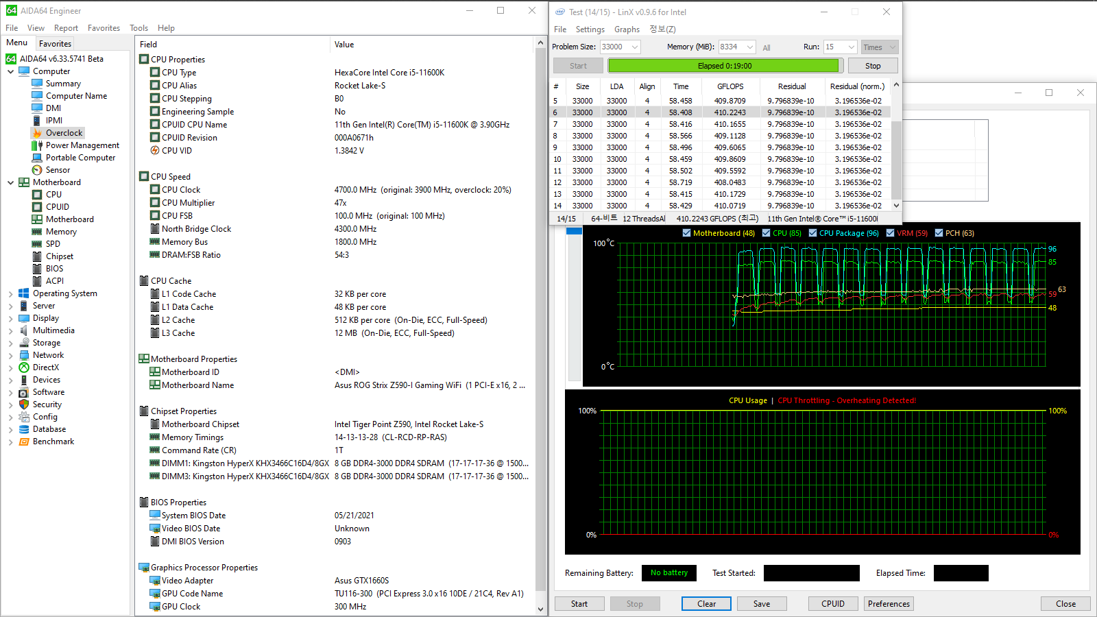 ASUS ROG Strix Z590-I Gaming WiFi