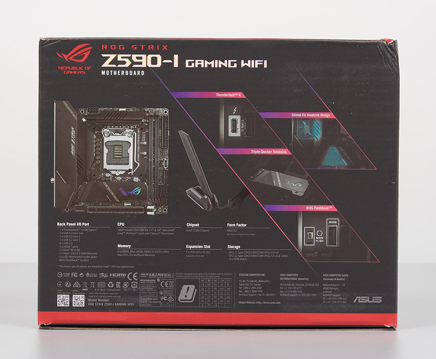 ASUS ROG Strix Z590-I Gaming WiFi