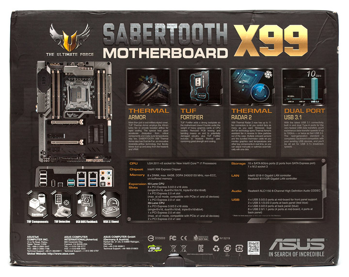 ASUS Sabertooth X99