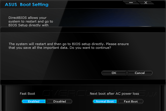 ASUS Boot Settings