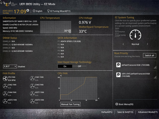 ASUS Sabertooth Z97 Mark S