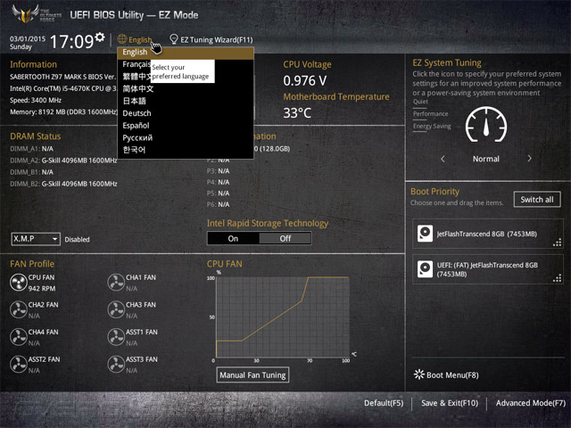 ASUS Sabertooth Z97 Mark S