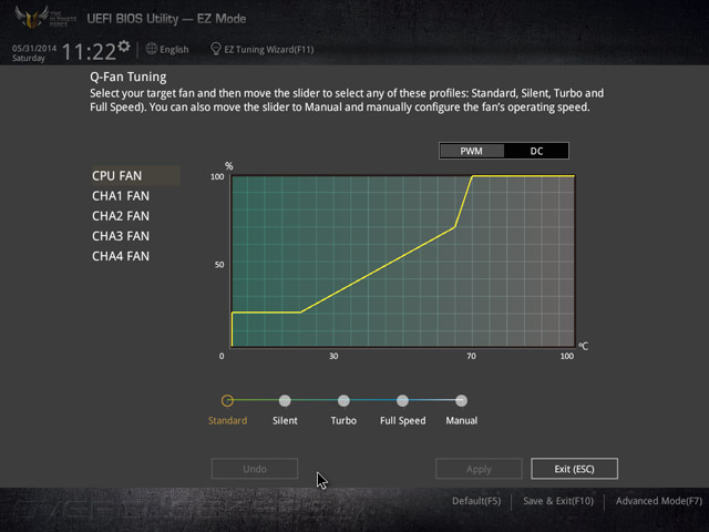 UEFI Setup ASUS Sabertooth Z97 Mark 2