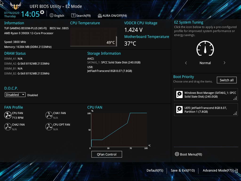 ASUS TUF Gaming B550M-Plus (Wi-Fi)