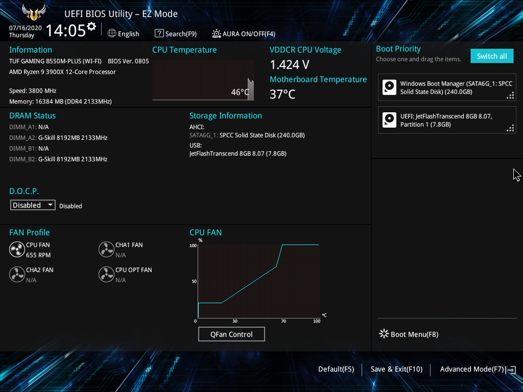 B550m pro wifi