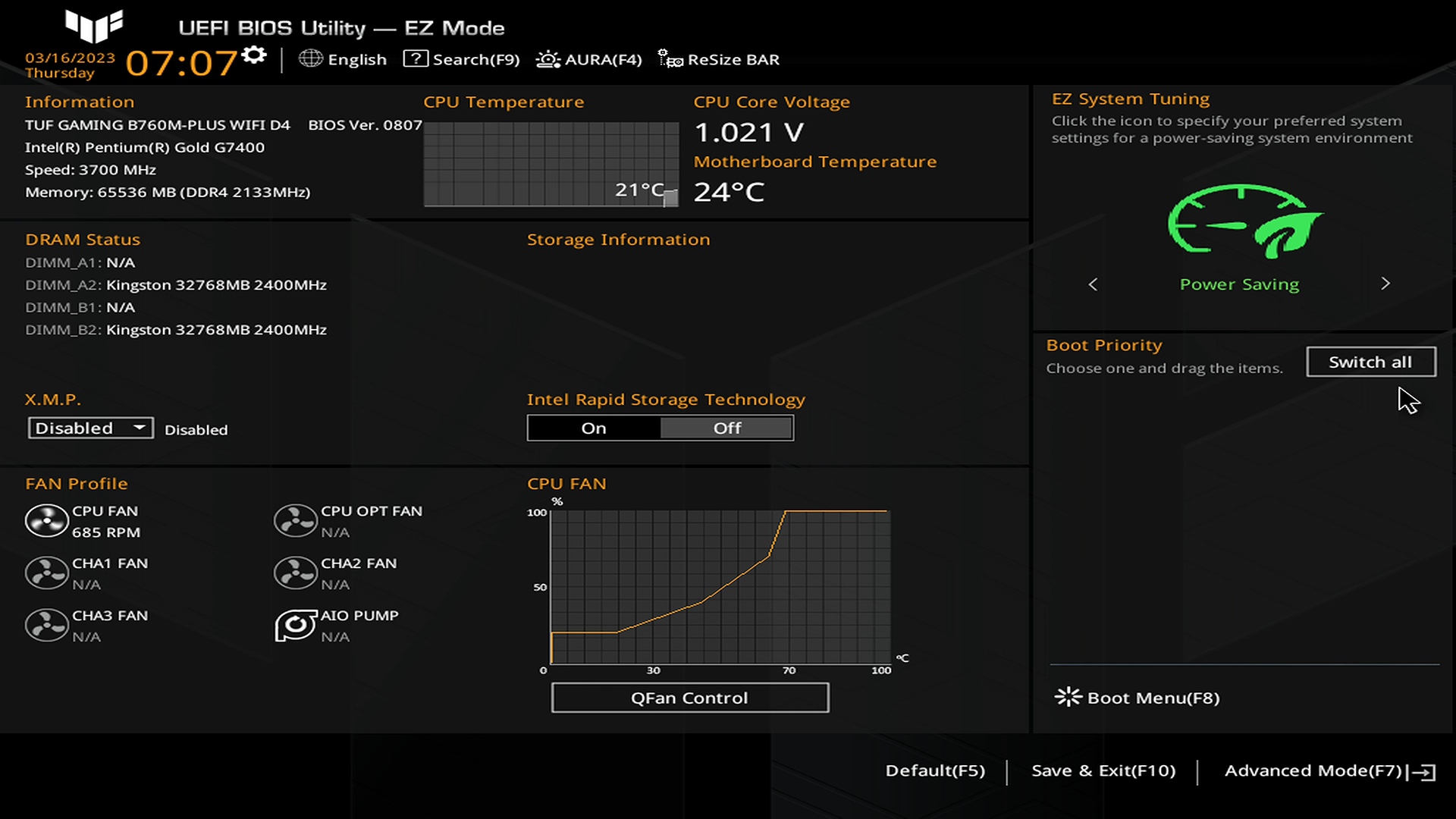 ASUS TUF Gaming B760M-Plus WiFi D4