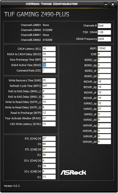 ASUS TUF Gaming Z490-Plus