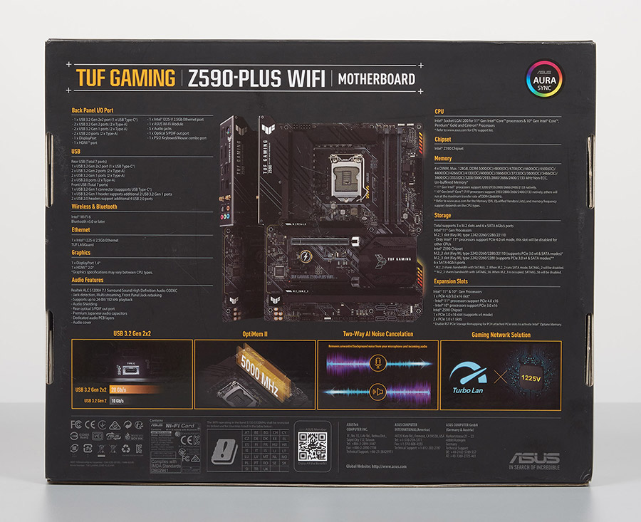 ASUS TUF Gaming Z590-Plus WiFi