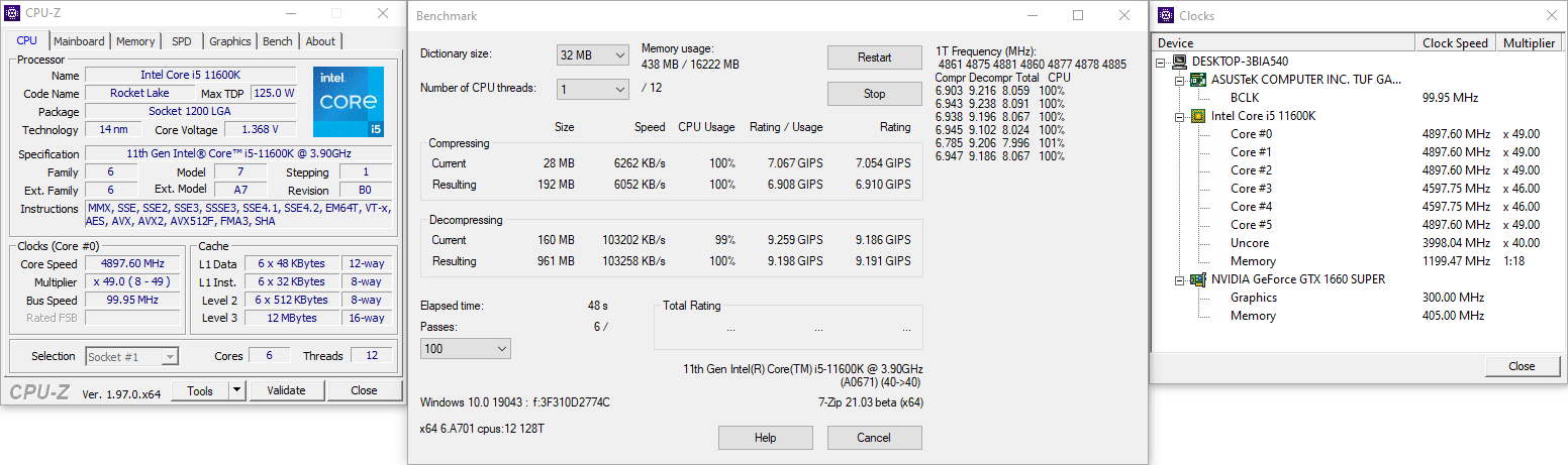 ASUS TUF Gaming Z590-Plus WiFi