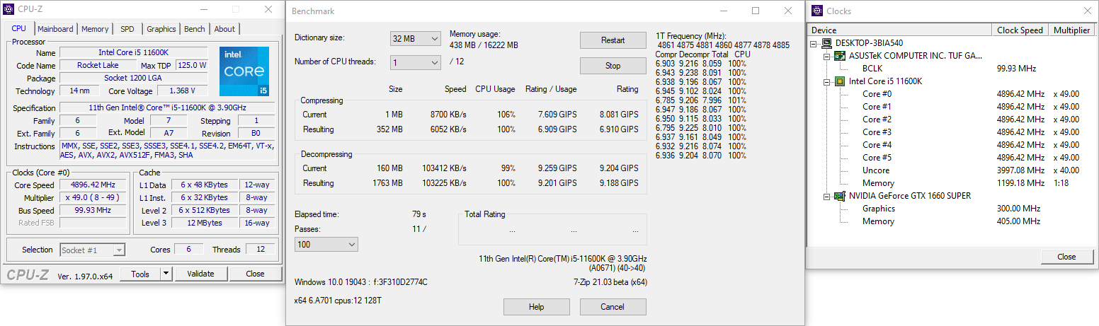 ASUS TUF Gaming Z590-Plus WiFi