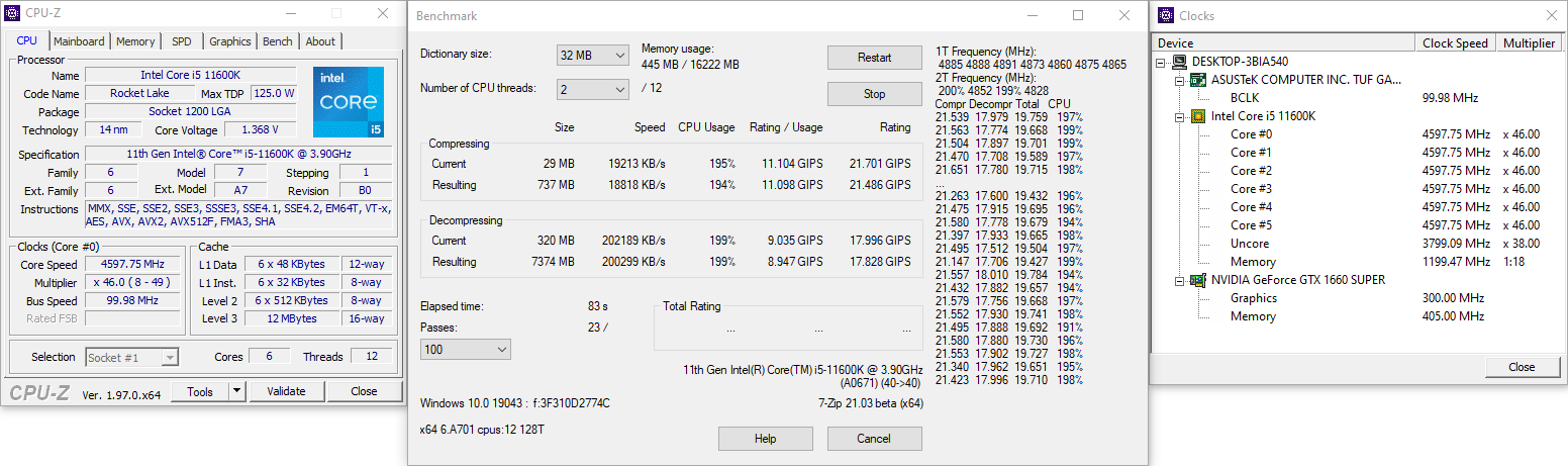 ASUS TUF Gaming Z590-Plus WiFi