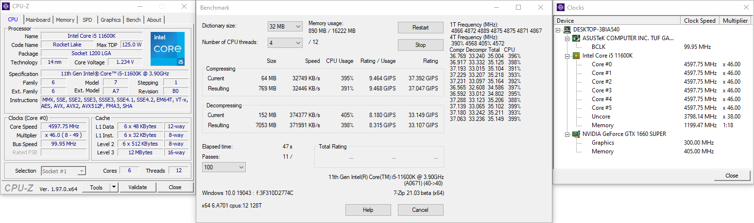 ASUS TUF Gaming Z590-Plus WiFi