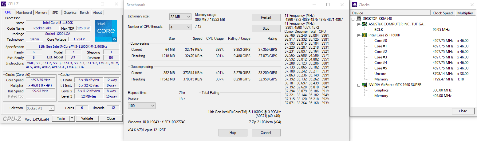 ASUS TUF Gaming Z590-Plus WiFi