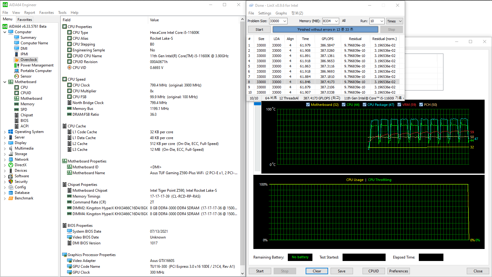 ASUS TUF Gaming Z590-Plus WiFi