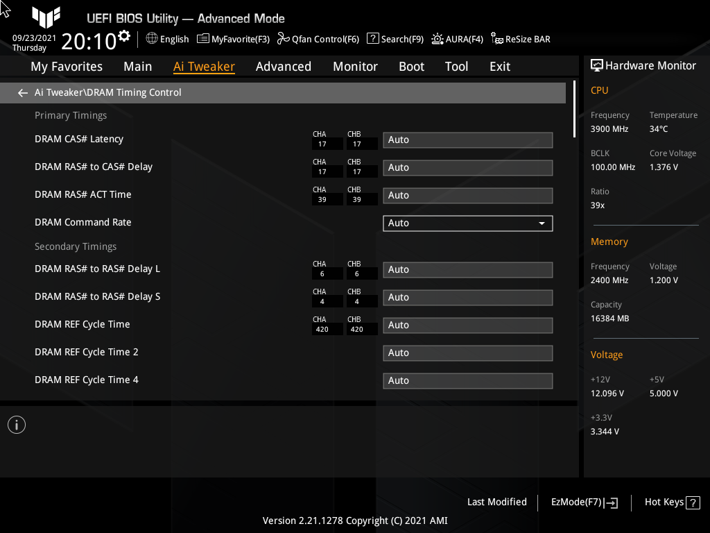 ASUS TUF Gaming Z590-Plus WiFi