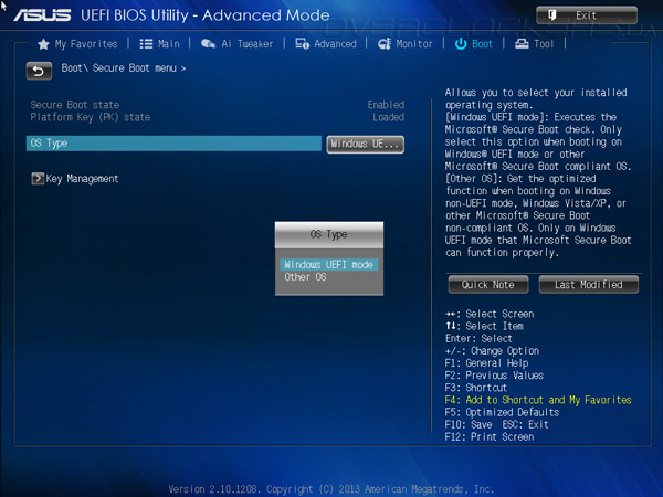 UEFI Setup ASUS Z87-Plus