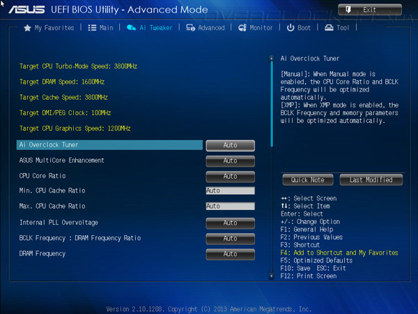 UEFI Setup ASUS Z87-Plus