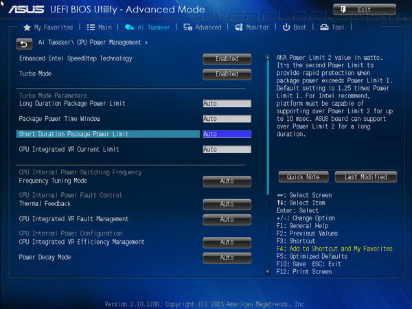 UEFI Setup ASUS Z87-Plus