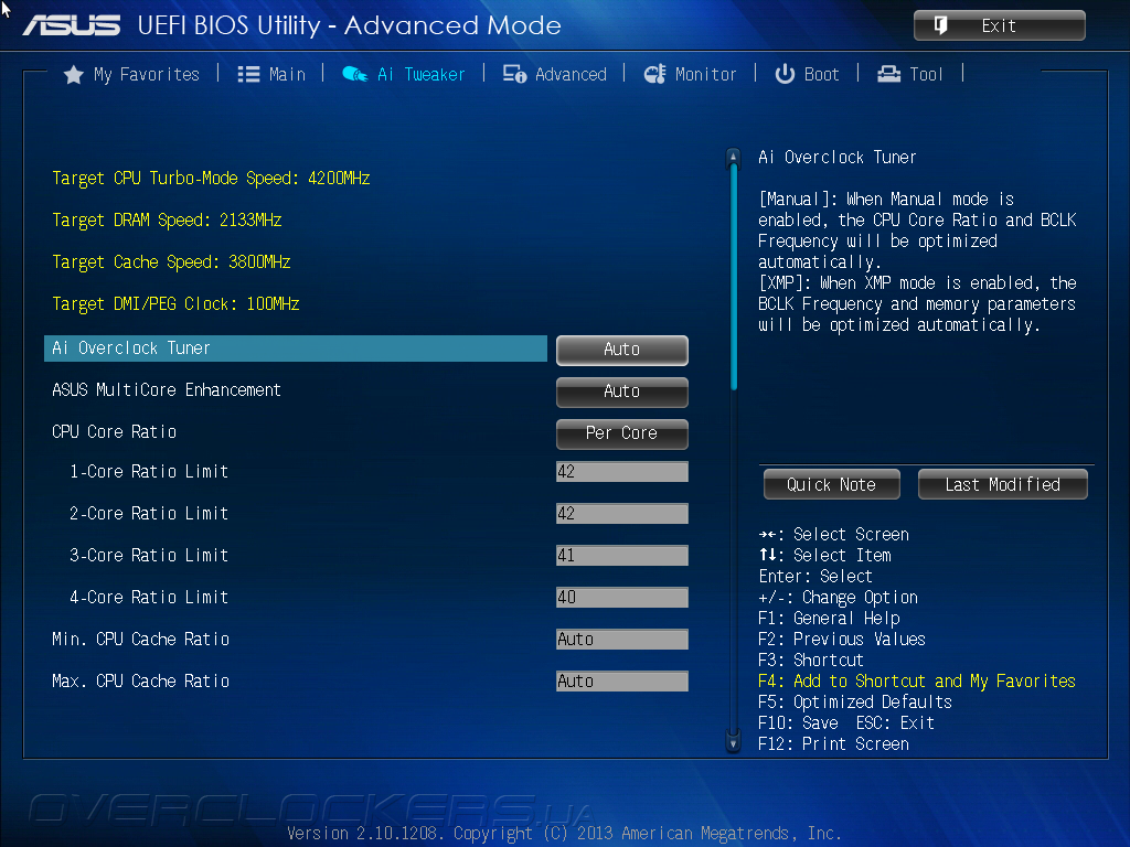 CPU cache ratio.