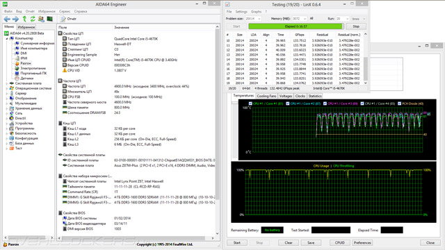 Разгон ASUS Z87M-Plus