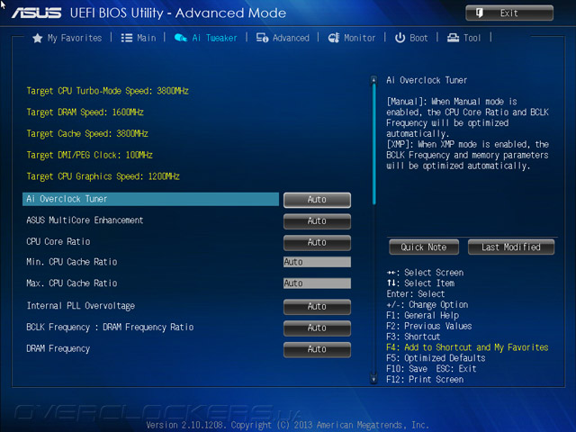 UEFI Setup ASUS Z87M-Plus