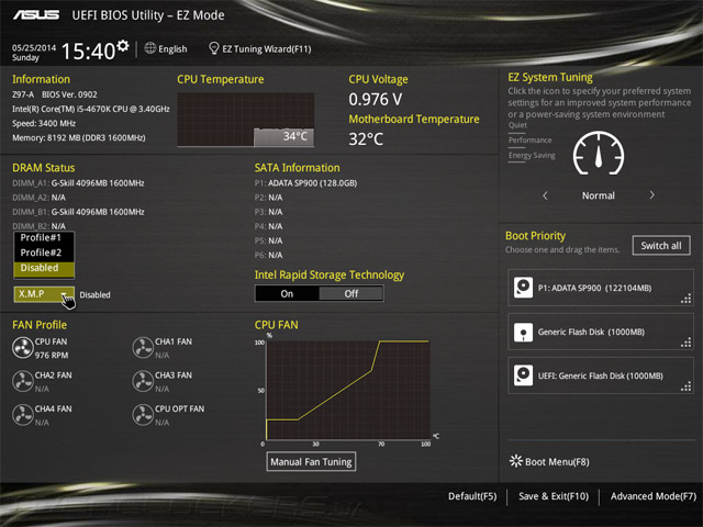 UEFI Setup ASUS Z97-A