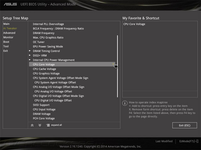 UEFI Setup ASUS Z97-A