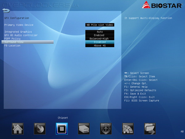 UEFI Setup Biostar Hi-Fi A85W