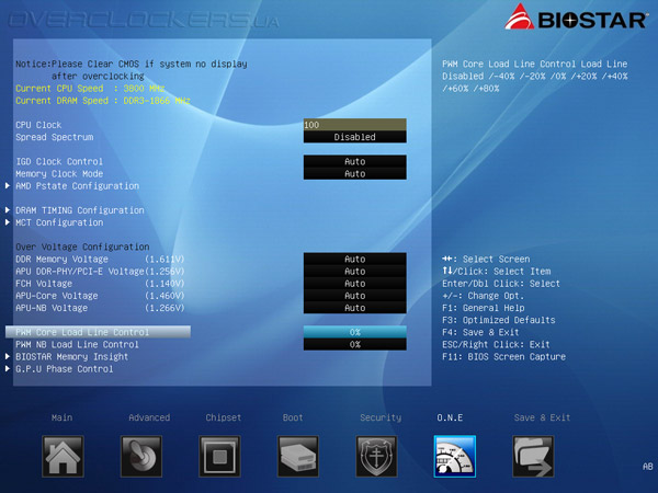 UEFI Setup Biostar Hi-Fi A85W