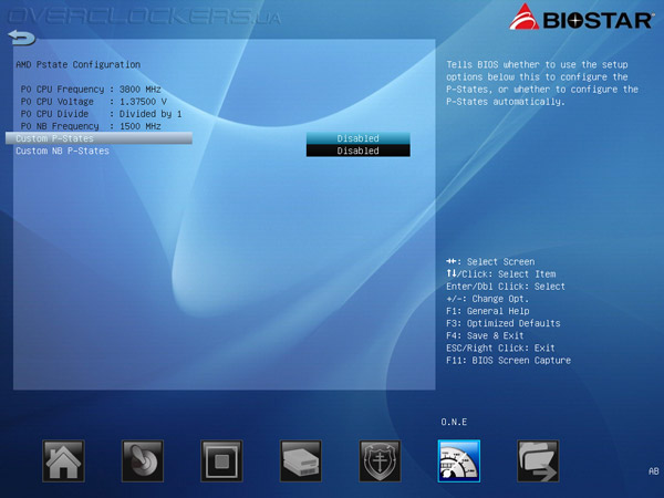 UEFI Setup Biostar Hi-Fi A85W