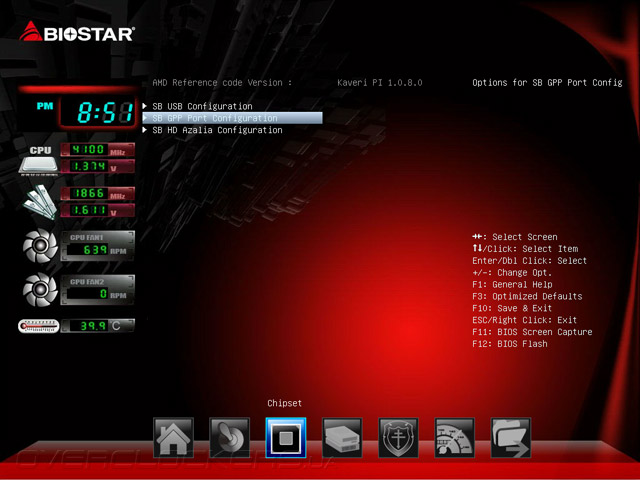 UEFI Setup Biostar Hi-Fi A88W 3D