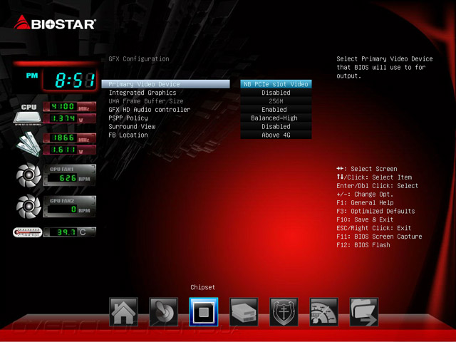 UEFI Setup Biostar Hi-Fi A88W 3D