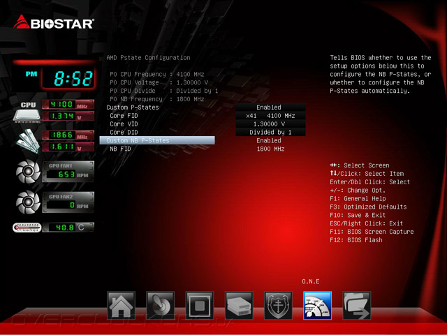 UEFI Setup Biostar Hi-Fi A88W 3D