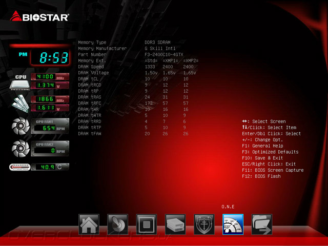 UEFI Setup Biostar Hi-Fi A88W 3D