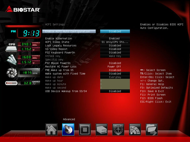 UEFI Setup Biostar Hi-Fi B85N 3D