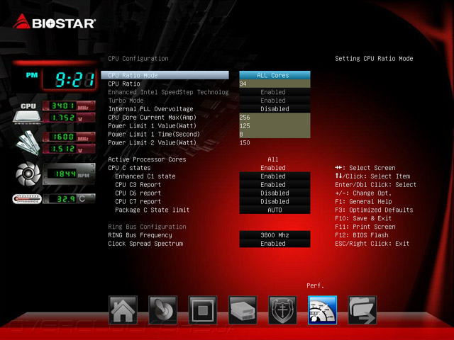 UEFI Setup Biostar Hi-Fi B85N 3D