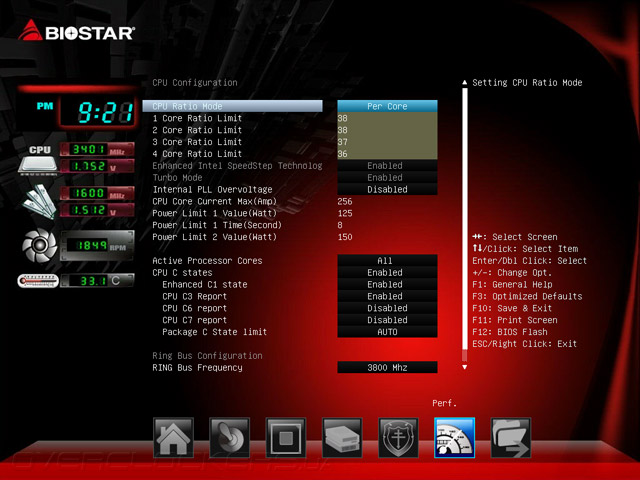 UEFI Setup Biostar Hi-Fi B85N 3D