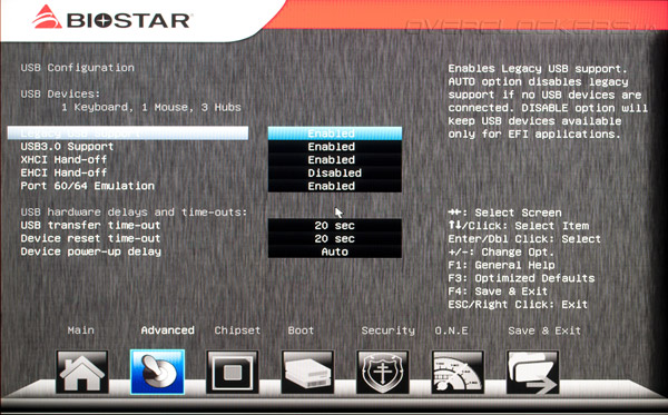 UEFI Setup Biostar Hi-Fi Z77X