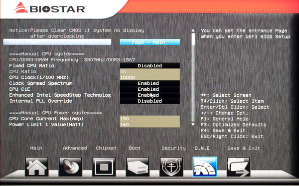 UEFI Setup Biostar Hi-Fi Z77X