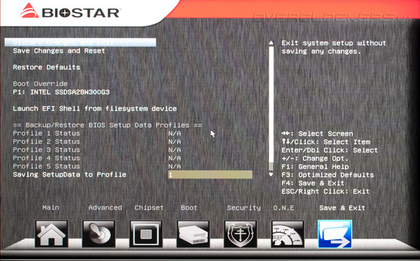 UEFI Setup Biostar Hi-Fi Z77X