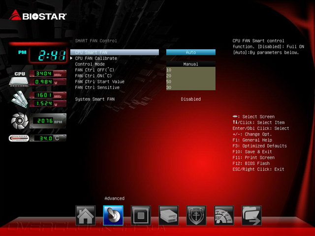 UEFI Setup Biostar Hi-Fi Z87X 3D