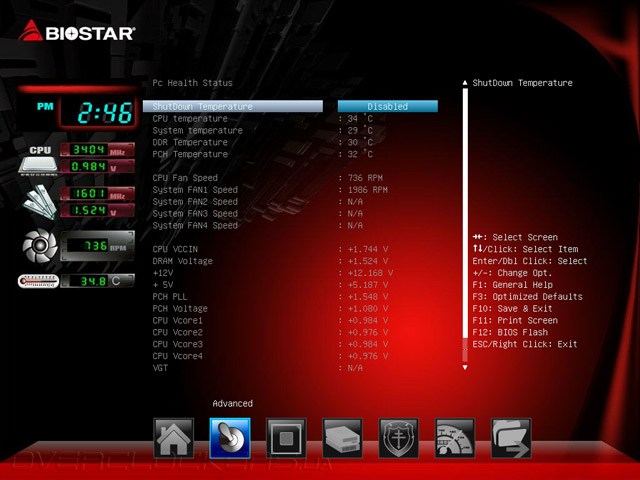 UEFI Setup Biostar Hi-Fi Z87X 3D