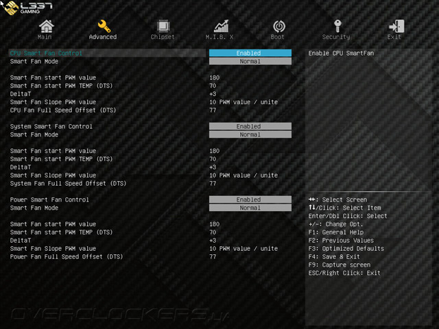 UEFI Setup ECS Z87H3-A2X Golden