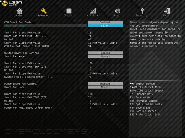 UEFI Setup ECS Z87H3-A2X Golden